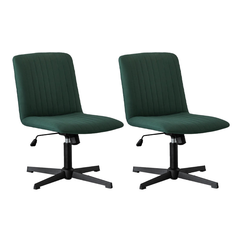 Chaise de bureau sans bras Hauteur de siège réglable sans chaise de bureau ergonomique pénible