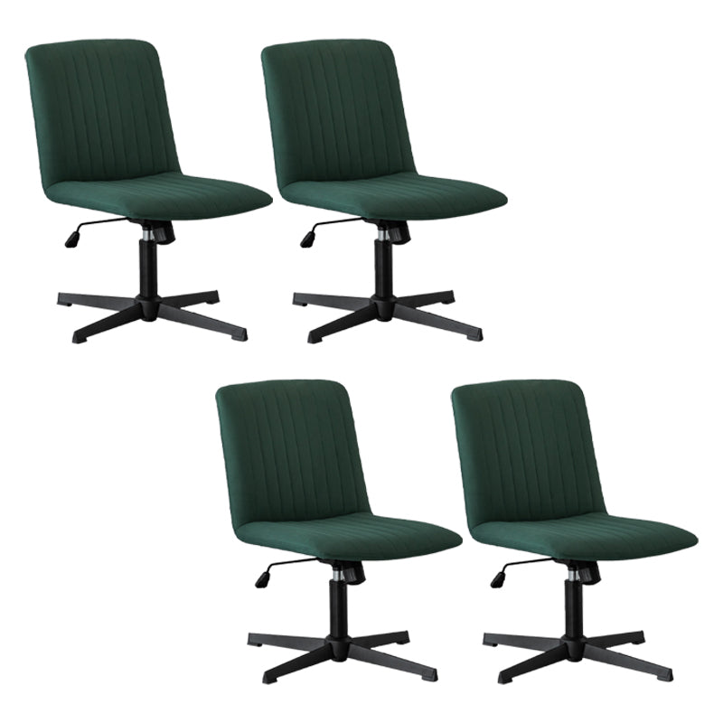 Chaise de bureau sans bras Hauteur de siège réglable sans chaise de bureau ergonomique pénible