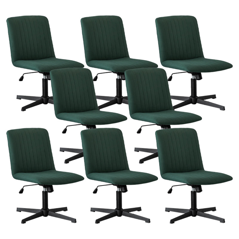 Chaise de bureau sans bras Hauteur de siège réglable sans chaise de bureau ergonomique pénible