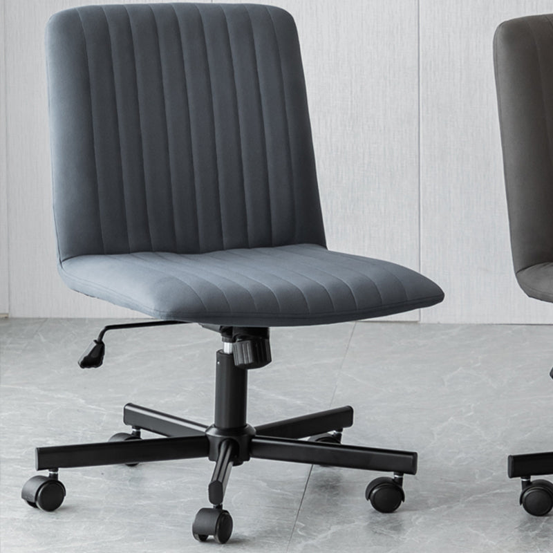 Chaise de bureau sans bras Hauteur de siège réglable sans chaise de bureau ergonomique pénible