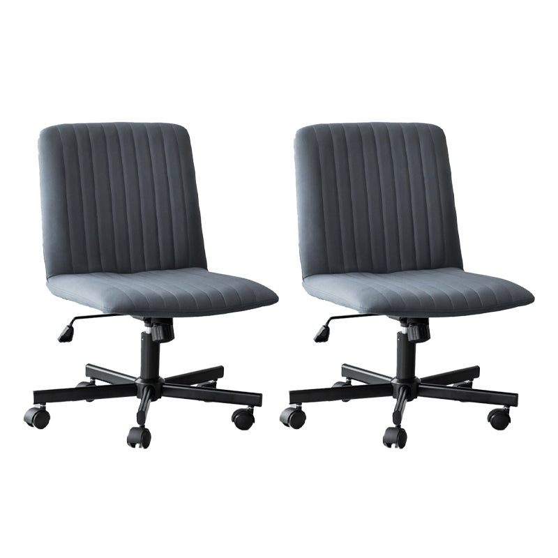 Chaise de bureau sans bras Hauteur de siège réglable sans chaise de bureau ergonomique pénible