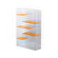 Contemporary Closed Back Bookshelf Standard Acrylic Bookcase with Shelves Clearhalo 'Bookcases' 'furn' 'furn_bookcases' 'Furniture' 'Office Furniture' 7252543
