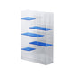 Contemporary Closed Back Bookshelf Standard Acrylic Bookcase with Shelves Clearhalo 'Bookcases' 'furn' 'furn_bookcases' 'Furniture' 'Office Furniture' 7252546