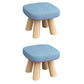 Modern Ottoman Cotton Detachable Seat Cover Solid Color Square Ottoman Blue 2 Piece Set Clearhalo 'furn' 'furn_ottomans_poufs' 'Furniture' 'Living Room Furniture' 'Ottomans & Poufs' 'ottomans_poufs' 7252585