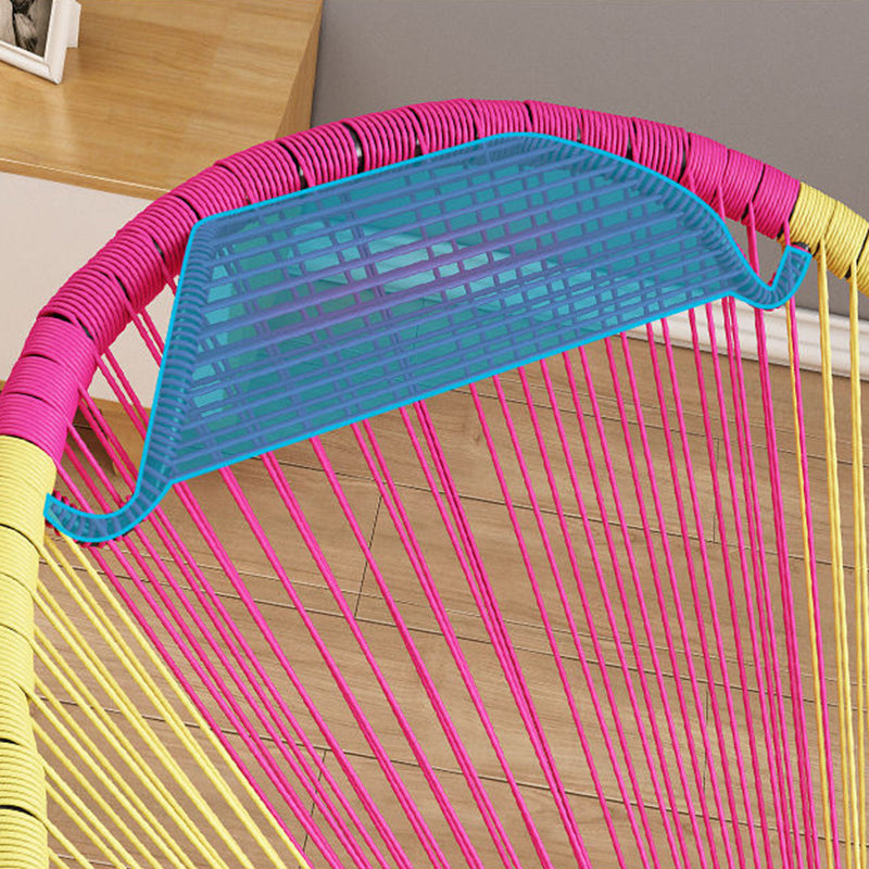 Simple Balcón de hierro Balcón Silla de ocio mecedora de ocio