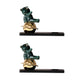 Countertop Wine Rack Solid Wood Base Wine Bottle Rack for Living Room Green 2 Piece Set Clearhalo 'furn' 'furn_wine_racks' 'Furniture' 'Kitchen & Dining Furniture' 'Wine Racks' 'wine_racks' 7254261
