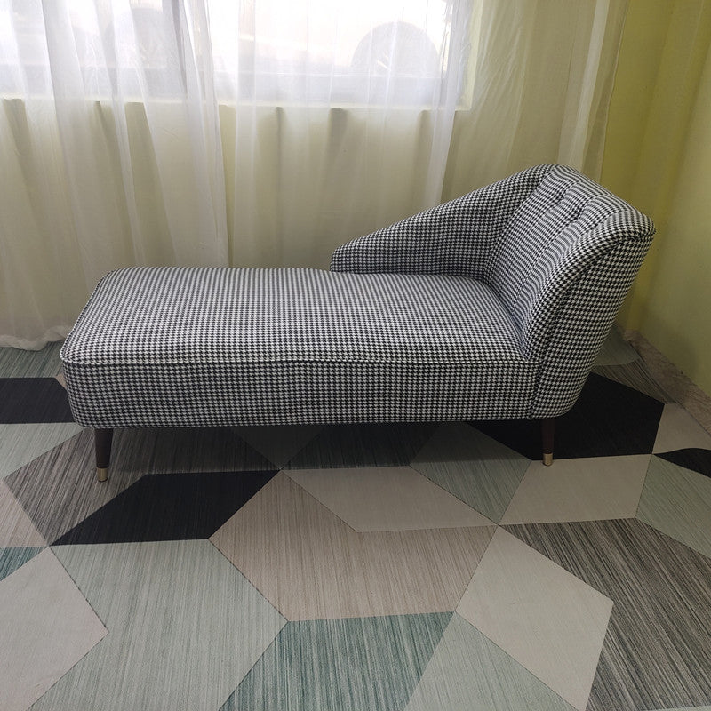 Contemporary One Armed Chaise Recessed Arms Accent Chair for Living Room Clearhalo 'Chairs & Seating' 'Chaise Lounge' 'chaise_lounge' 'furn' 'furn_chaise_lounge' 'Furniture' 'Living Room Furniture' 7254707