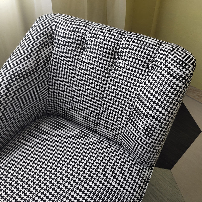 Contemporary One Armed Chaise Recessed Arms Accent Chair for Living Room Clearhalo 'Chairs & Seating' 'Chaise Lounge' 'chaise_lounge' 'furn' 'furn_chaise_lounge' 'Furniture' 'Living Room Furniture' 7254713