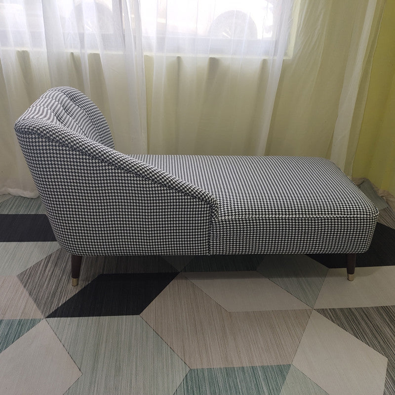 Contemporary One Armed Chaise Recessed Arms Accent Chair for Living Room Clearhalo 'Chairs & Seating' 'Chaise Lounge' 'chaise_lounge' 'furn' 'furn_chaise_lounge' 'Furniture' 'Living Room Furniture' 7254715