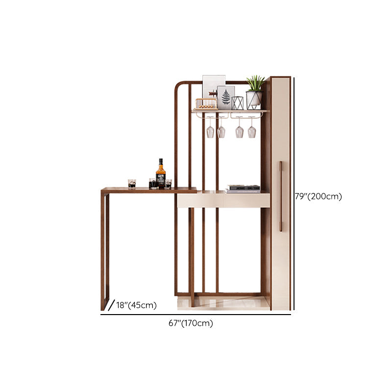 Juego de altura de mostrador contemporáneo Juego de mesa y taburete de 1/2/3 piezas