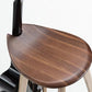 Solid Wood Backless Bar Stools Nordic Style Saddle Seat Bar Stool