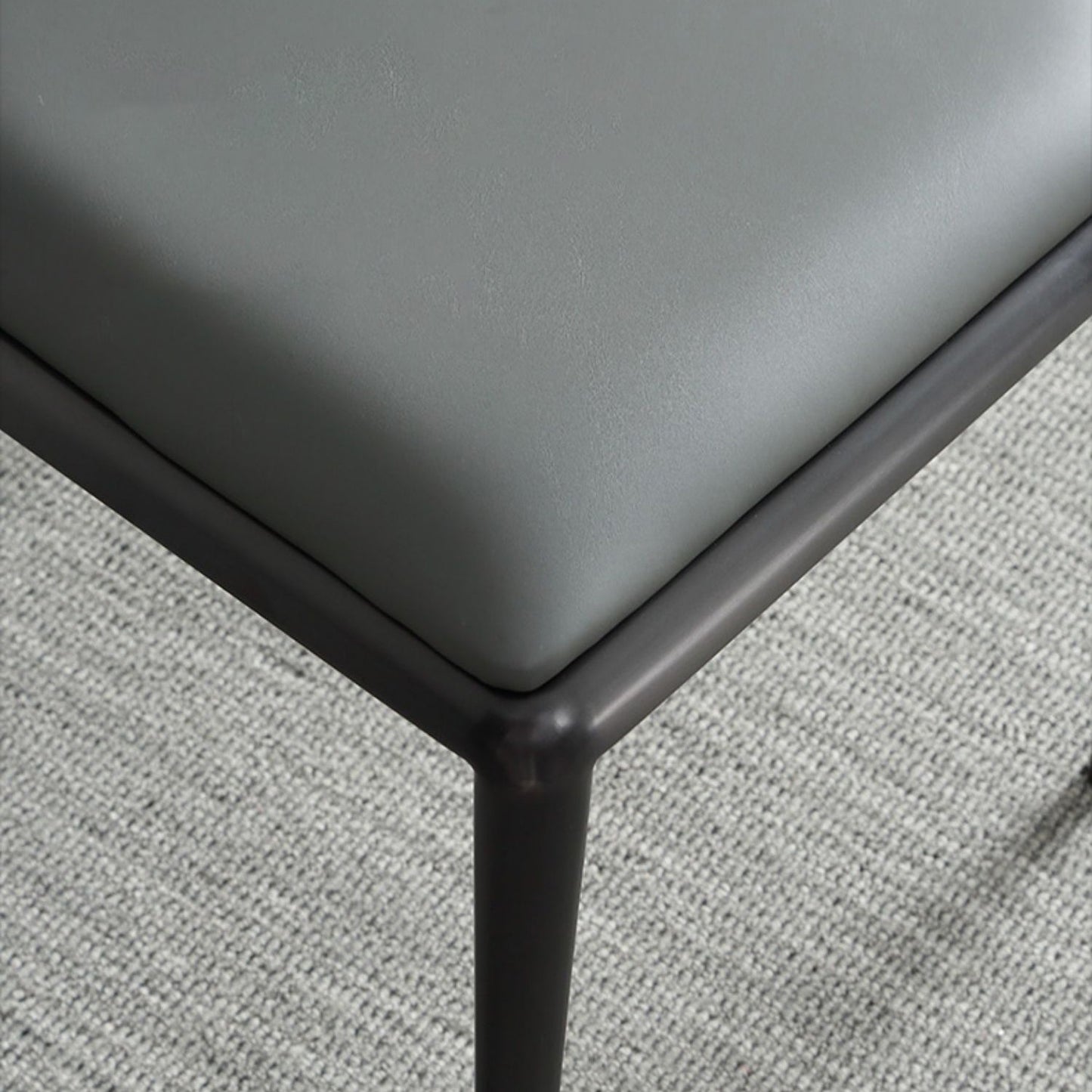 Tabourets de bar rembourrés tabourets à bascule bas du dos avec base en métal