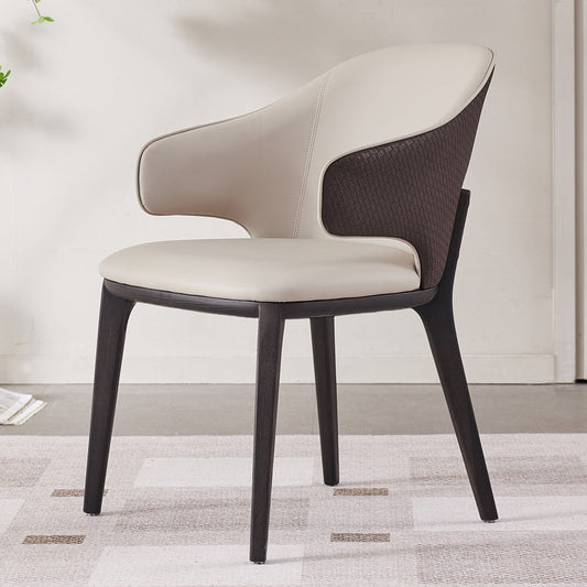 Industrial Upholstered Dining Chair Armless Dining Room Chair