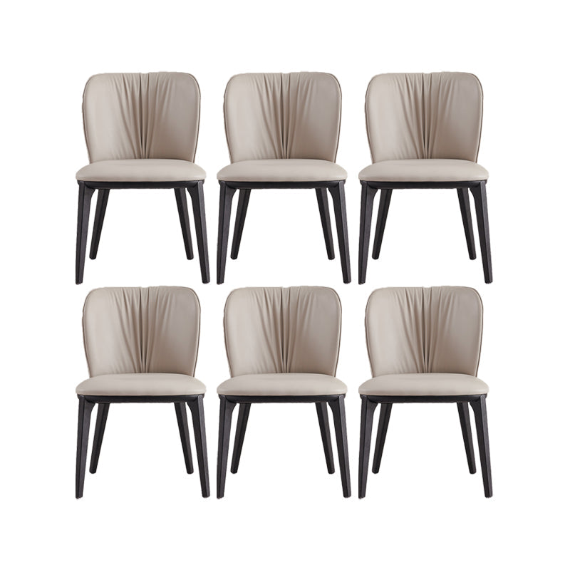 Industriebekleidungspolsterer Esstuhl Armless Esszimmerstuhl