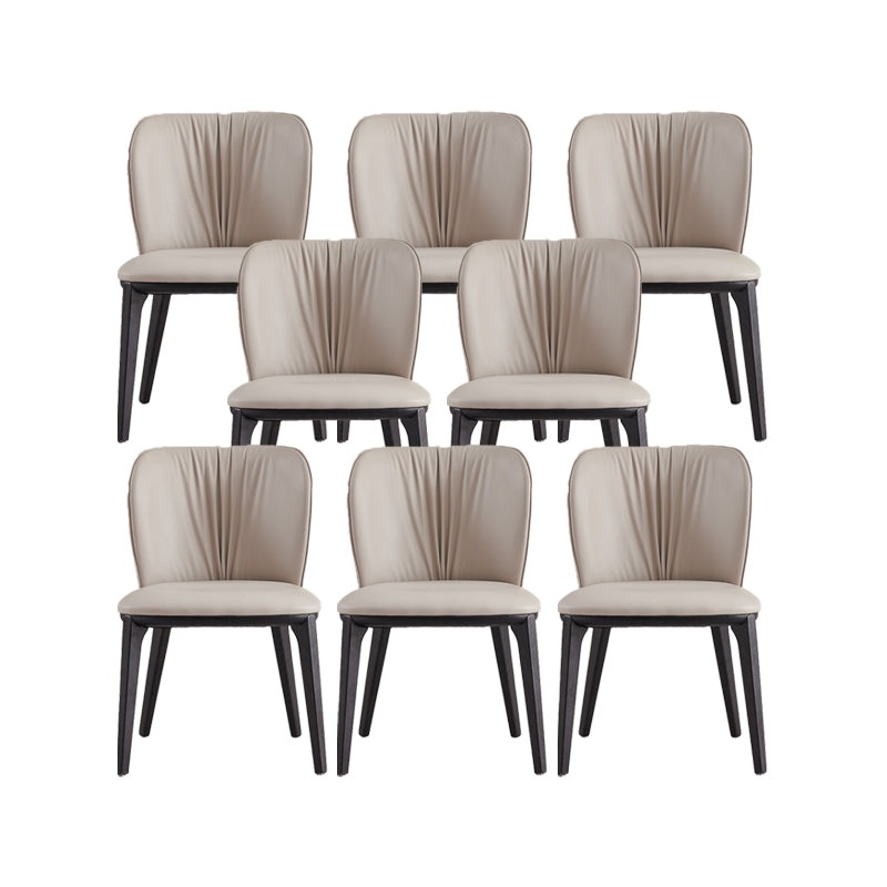 Industriebekleidungspolsterer Esstuhl Armless Esszimmerstuhl