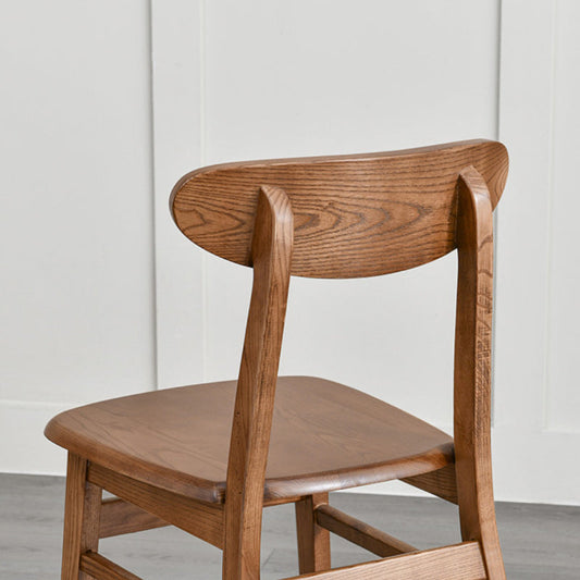 Traditional Kitchen Dining Chairs Solid Wood Open Back Side Chair