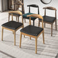 Industrial Armless Dining Chairs Solid Wood Open Back Side Chair Clearhalo 'Dining Chairs' 'Dining Tables & Seating' 'dining_chair' 'furn' 'furn_dining_chair' 'Furniture' 'Kitchen & Dining Furniture' 7255800