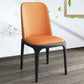 Sillas de Parsons de estilo moderno silla de comedor de cuero falso para comedor