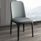 Sillas de Parsons de estilo moderno silla de comedor de cuero falso para comedor