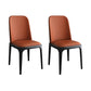 Sillas de Parsons de estilo moderno silla de comedor de cuero falso para comedor
