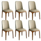 Sillas de Parsons de estilo moderno silla de comedor de cuero falso para comedor