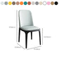 Sillas de Parsons de estilo moderno silla de comedor de cuero falso para comedor