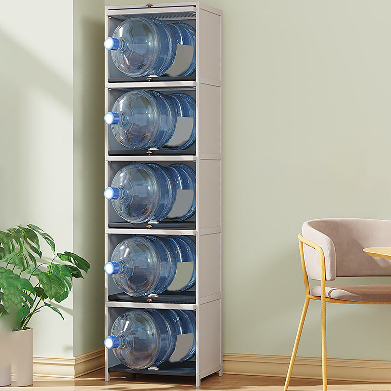 Mid-Century Modern Accent Cabinet Rectangle Storage Cabinet with Doors, White Clearhalo 'Cabinets & Chests' 'cabinets_chests' 'furn' 'furn_cabinets_chests' 'Furniture' 'Living Room Furniture' 7256012