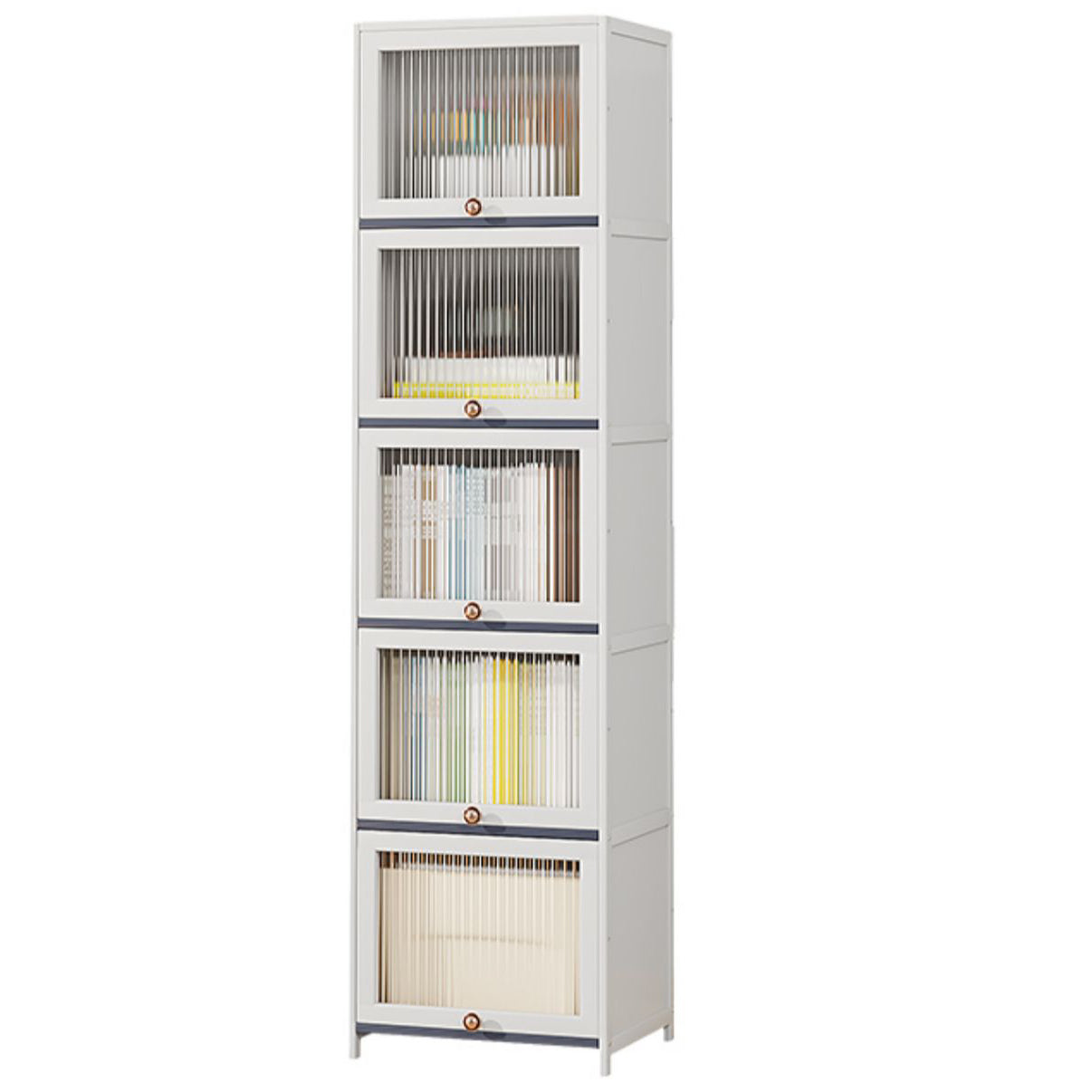 Mid-Century Modern Accent Cabinet Rectangle Storage Cabinet with Doors, White Clearhalo 'Cabinets & Chests' 'cabinets_chests' 'furn' 'furn_cabinets_chests' 'Furniture' 'Living Room Furniture' 7256014