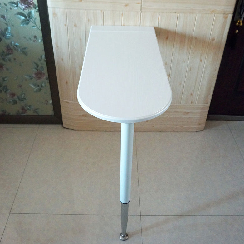 White Manufactured Wood Bistro Table Foldable Pub Table for Living Room Clearhalo 'Bar Furniture' 'Bar Tables' 'bar_tables' 'furn' 'furn_bar_tables' 'Furniture' 'Kitchen & Dining Furniture' 7256388