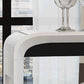 Modern Rectangle Bar Table Wood Table with Wine Cabinet for Living Room Clearhalo 'Bar Furniture' 'Bar Tables' 'bar_tables' 'furn' 'furn_bar_tables' 'Furniture' 'Kitchen & Dining Furniture' 7256447