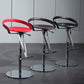Armless Bar Stools Adjustable Height Dining Stool with Metal Base