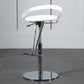 Armless Bar Stools Adjustable Height Dining Stool with Metal Base