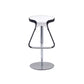Armless Bar Stools Adjustable Height Dining Stool with Metal Base