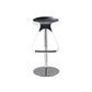 Armless Bar Stools Adjustable Height Dining Stool with Metal Base