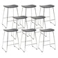Industrielle Metall-Thekenhocker, Sattelsitz-Thekenhocker für das Wohnzimmer