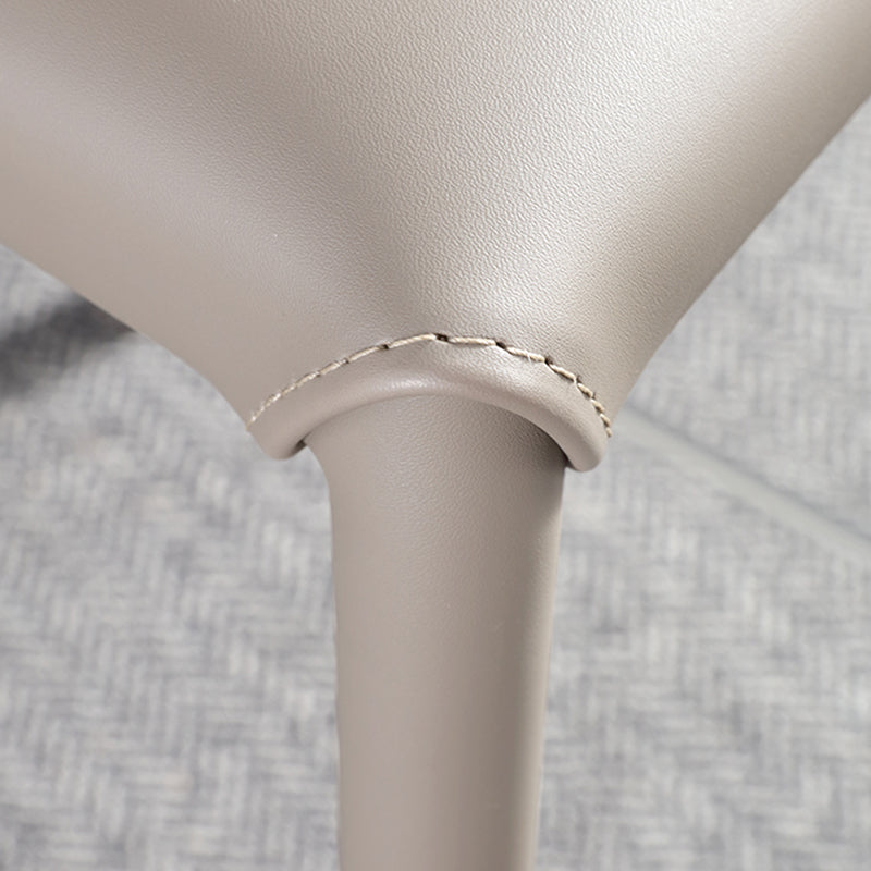Faux Leather Bar and Counter Stool Nordic Style Patio Stool with Backrest Clearhalo 'Bar Furniture' 'Bar Stools' 'bar_stools' 'furn' 'furn_bar_stools' 'Furniture' 'Kitchen & Dining Furniture' 7256718