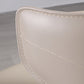 Faux Leather Bar and Counter Stool Nordic Style Patio Stool with Backrest Clearhalo 'Bar Furniture' 'Bar Stools' 'bar_stools' 'furn' 'furn_bar_stools' 'Furniture' 'Kitchen & Dining Furniture' 7256721