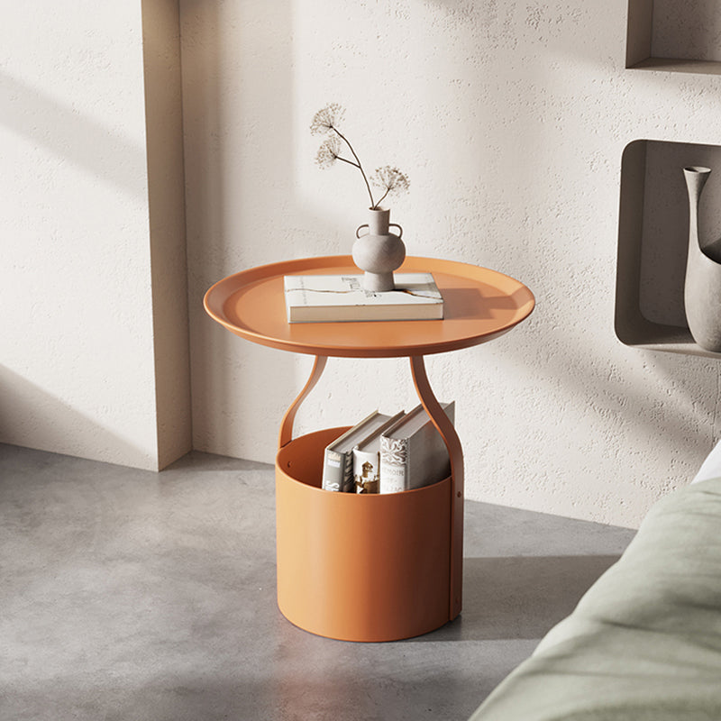 Modern bed nachtkastje metalen open opberg nachttafel voor slaapkamer