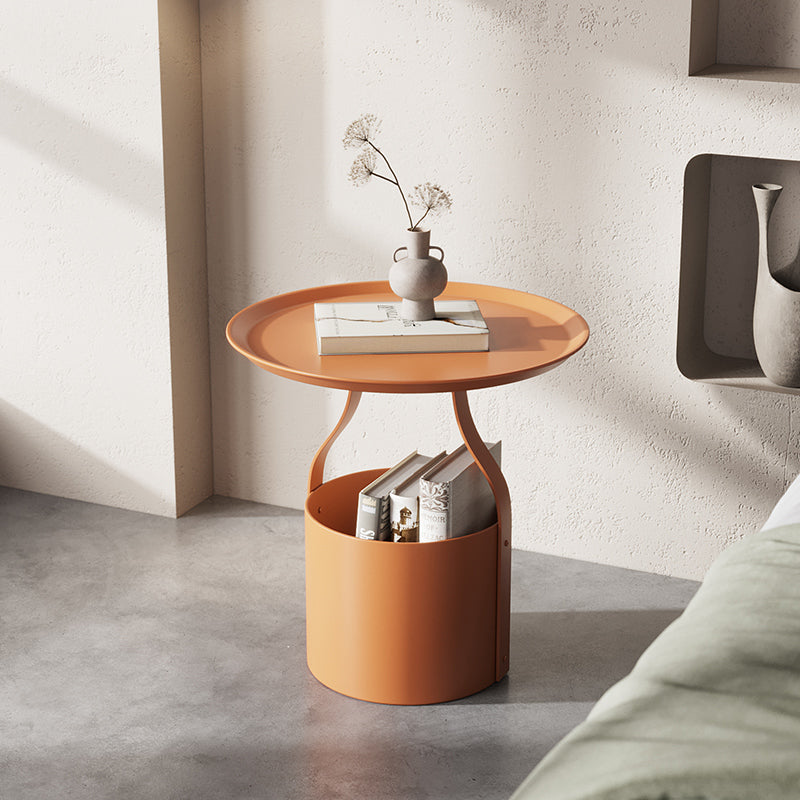 Modern bed nachtkastje metalen open opberg nachttafel voor slaapkamer