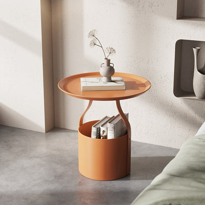 Modern bed nachtkastje metalen open opberg nachttafel voor slaapkamer