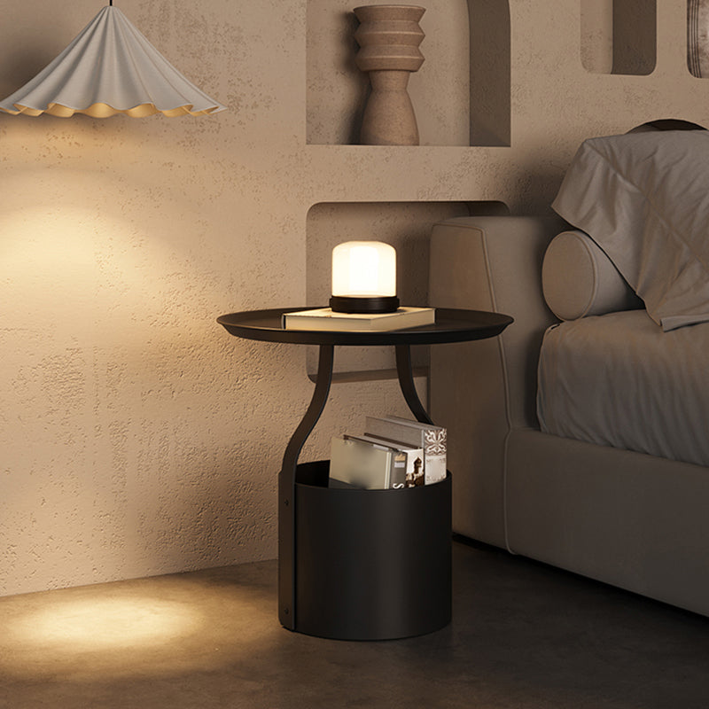 Modern bed nachtkastje metalen open opberg nachttafel voor slaapkamer