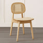 Solid Wood Dining Room Chairs Industrial Style Open Back Side Chair