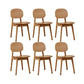 Solid Wood Dining Room Chairs Industrial Style Open Back Side Chair