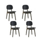 Solid Wood Dining Room Chairs Industrial Style Open Back Side Chair
