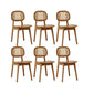 Solid Wood Dining Room Chairs Industrial Style Open Back Side Chair