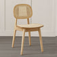 Solid Wood Dining Room Chairs Industrial Style Open Back Side Chair