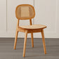 Solid Wood Dining Room Chairs Industrial Style Open Back Side Chair