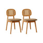 Solid Wood Dining Room Chairs Industrial Style Open Back Side Chair