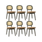 Solid Wood Dining Room Chairs Industrial Style Open Back Side Chair