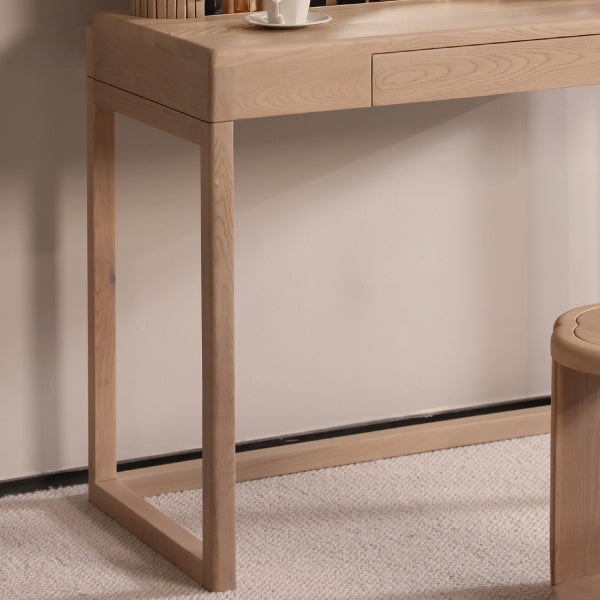 Tavolo da scrivania per vanità tradizionale per la camera da letto tavolo da toeletta in legno massiccio